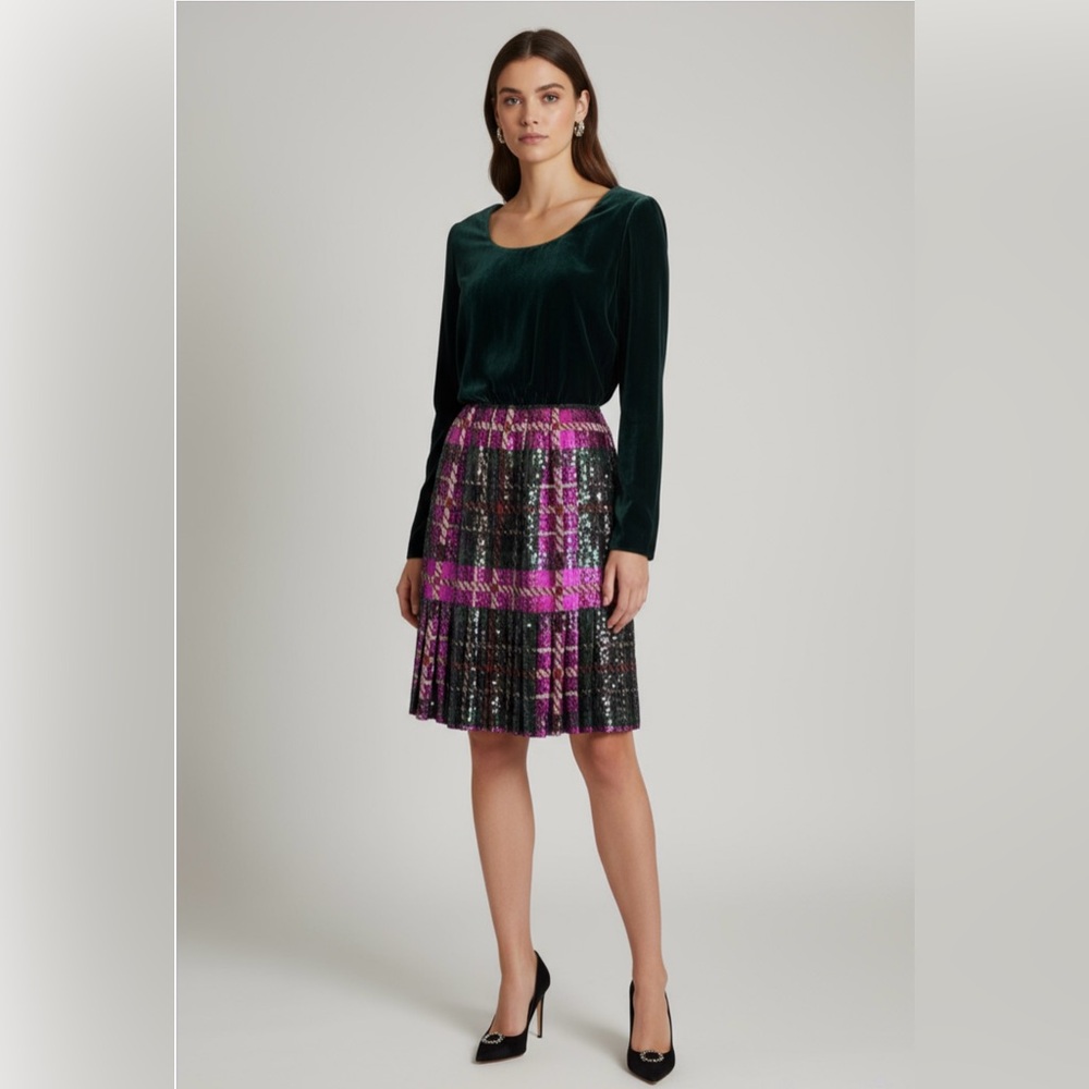 Oscar Del La Renta for Saks Fifth Avenue Vantage Party EvevningvDress